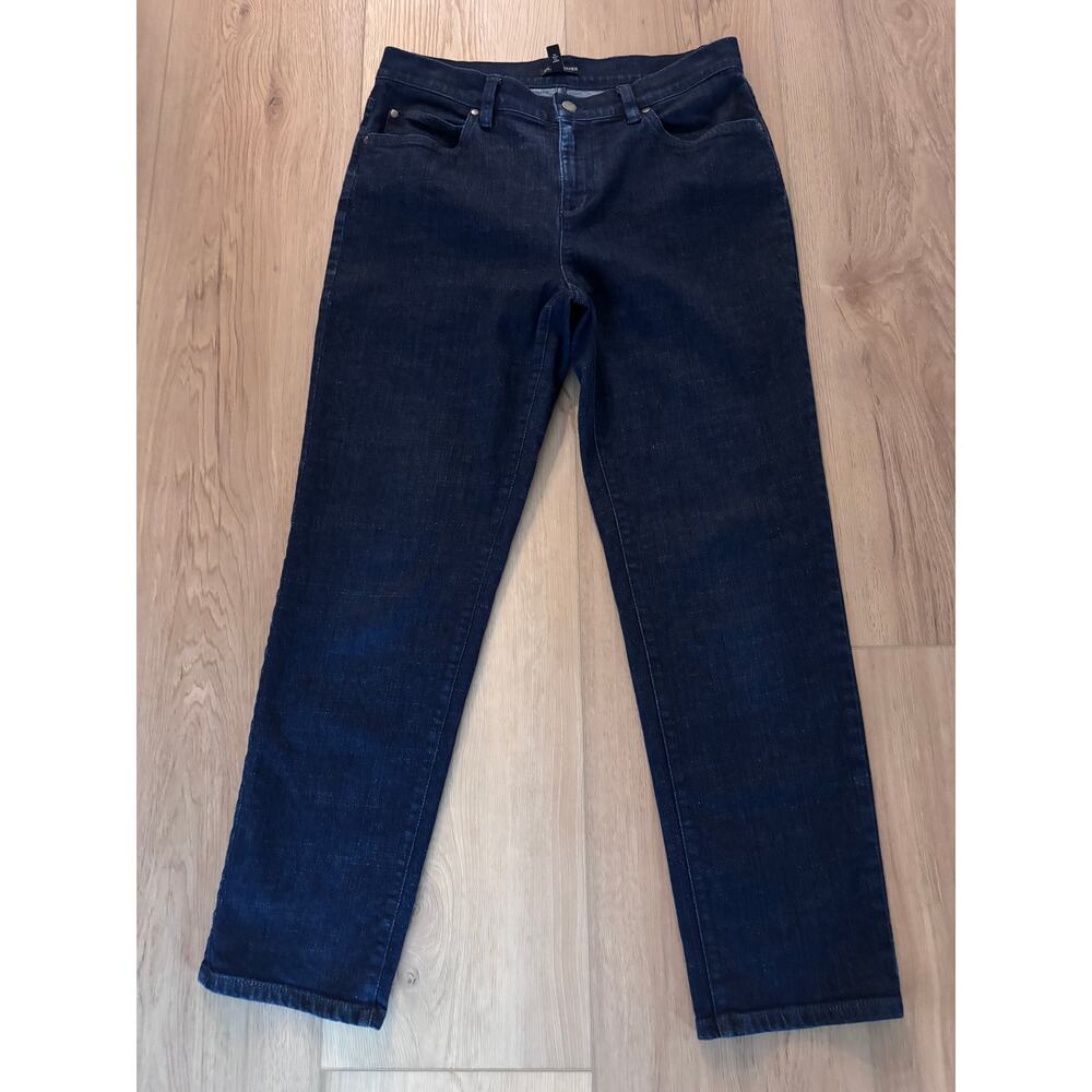 Eileen Fisher - NWOT  Women's Organic Cotton Stretch Straight Jean Size S - Picture 3 of 7